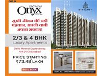 2 Bedroom Flat for sale in Divyansh Onyx, NH-24, Ghaziabad