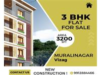 3 Bedroom Apartment / Flat for sale in Muralinagar, Visakhapatnam