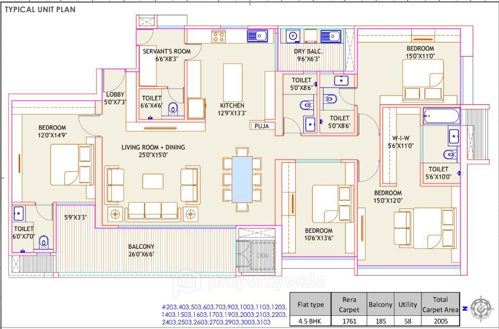 Project - Typical Floor Plan-B