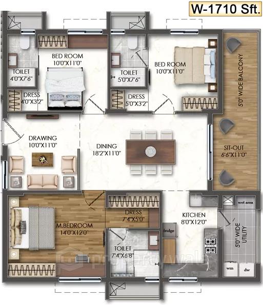 Floor Plan-D