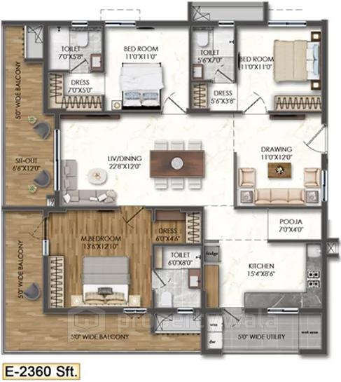 Floor Plan-E