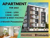 3 Bedroom Apartment / Flat for sale in Kukatpally, Hyderabad