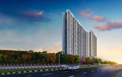 3BHK for sale in L&T Evara Heights, Pokharan Road 1, Thane