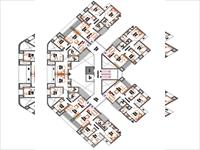 2 BHK Floor Plan 517 Sq. Ft.