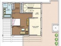 First Floor Plan(Area 379 sq. yd.)