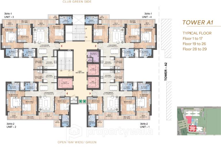 Typical Floor Plan A
