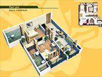 2BHK -918.40 Sq. Ft.