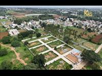 Site for sale in jigani Main road attached property.