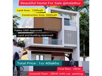 FABULOUS HOME FOR SALES IN KOLATHUR NEAR MADHAVARAM