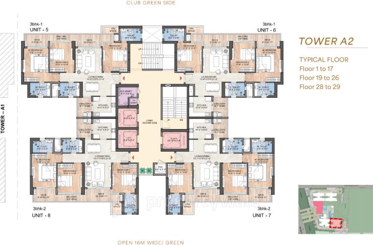 Typical Floor Plan D