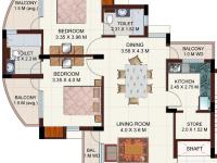 2 BR Floorplan