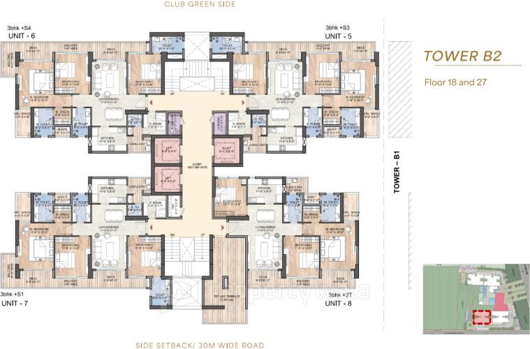 Typical Floor Plan G