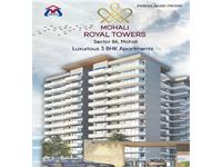 1 Bedroom Flat for sale in Mohali Royal Towers, Sector 86, Mohali