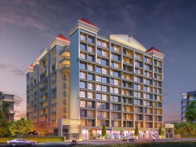 2BHK for sale in Precious Majestic, Pushpak Nagar, Navi Mumbai