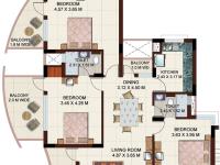 3 BR Clusterplan