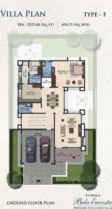 Ground Floor Plan E