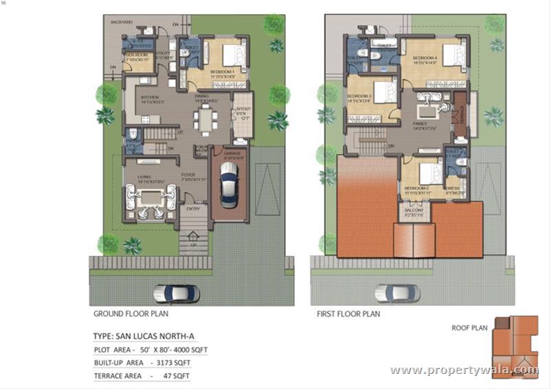 3173 + 47 sq. ft. (Open Terrace)