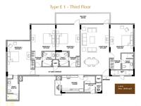 Floor Plan- Third Floor Type- E 1
