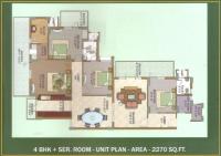 4 Bedrooms + Ser. Room plan