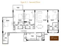 	 Floor Plan- Second Floor Type- E 2