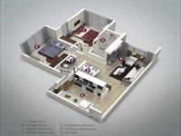 2 BHK GRACIA -CROSS - SECTION VIEW