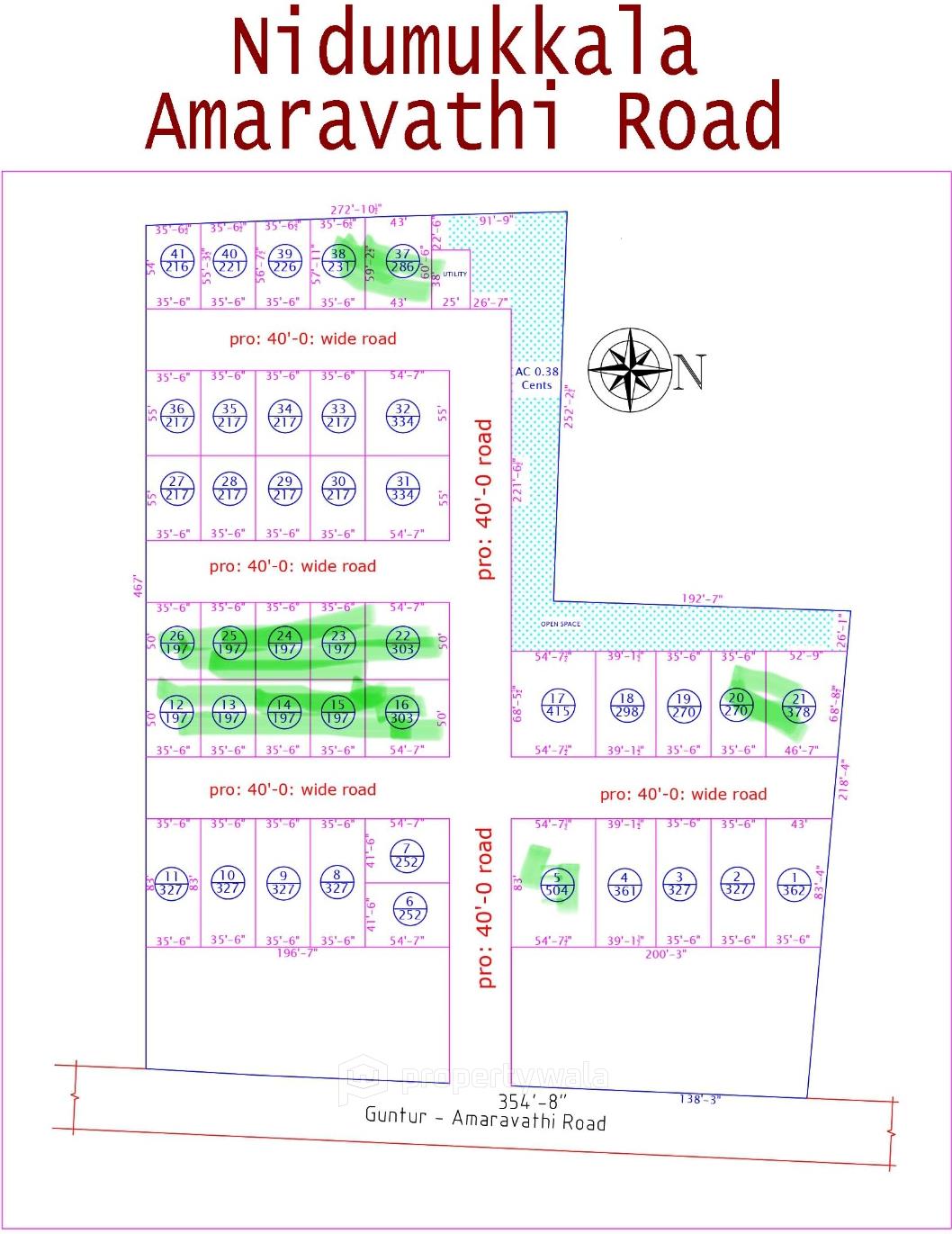 open plot