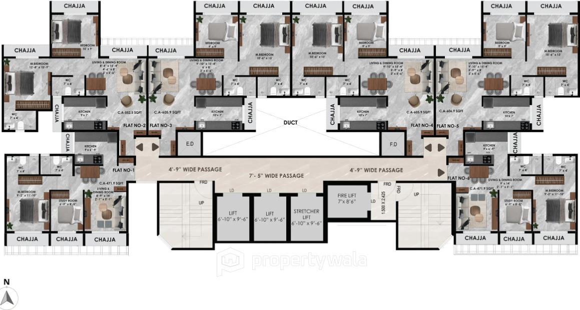Typical Floor Plan A