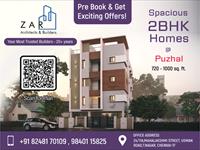 2 Bedroom Apartment / Flat for sale in Puzhal, Chennai