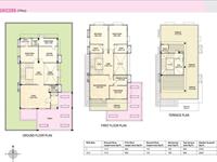 Ground, First & Terrace Floor  Plan - A