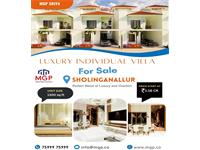 Luxury Individual Villas for Sale in Sholinganallur - MGP Sriya