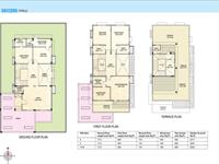 Ground, First & Terrace Floor Plan - B