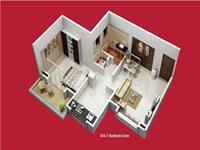 1 BHK Floor Plan