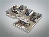 3 BHK ELEGANZ -CROSS - SECTION VIEW