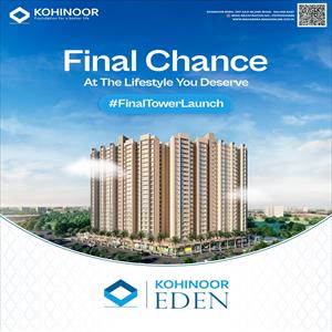 1 Bedroom Apartment for sale in Kohinoor Eden, Kalyan East, Thane