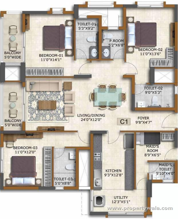 Floor plan D
