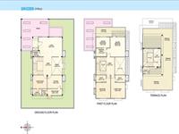 Ground, First & Terrace Floor Plan - E