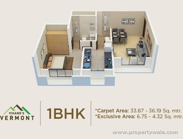 Plan-1Bhk