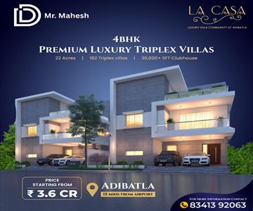 Independent House for sale in Adibatla, Hyderabad
