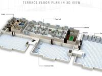 Terrace Floor Plan-3D