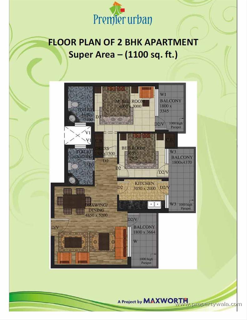 Maxworth Premier Urban NH 8 Gurgaon Apartment Flat 