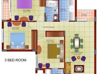 3BHK Floor Plan