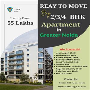 3 Bedroom Apartment for sale in Sector Phi 4, Greater Noida