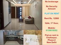ghar flat shop basement for rent in chattarpur