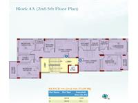 Block 4A 2nd-5th Floor Plan
