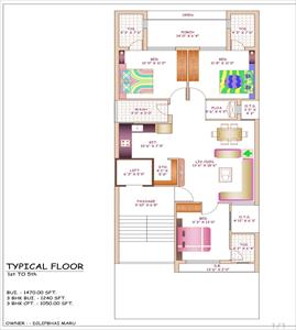 3 Bedroom Apartment for sale in Airport Road area, Rajkot
