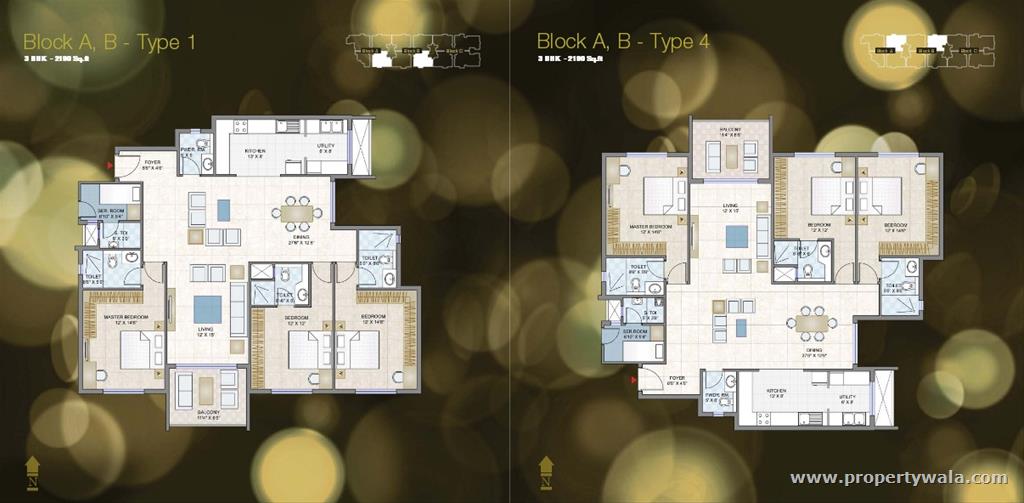 3BHK - 2190 Sq Ft. - A
