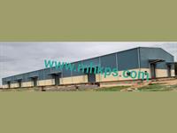 50000sft single length independent kirby structure Insulated warehouse in Keesara
