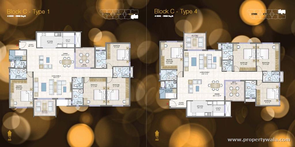 4BHK - 2850 Sq Ft.