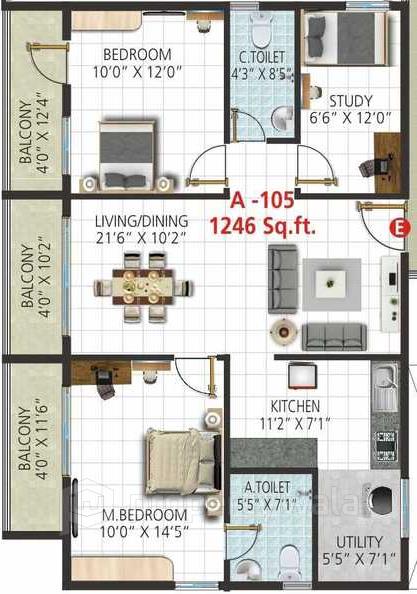 Floor Plan-A