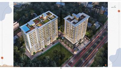 3BHK for sale in Jyotsna Stalwart Pride, Khandagiri, Bhubaneswar